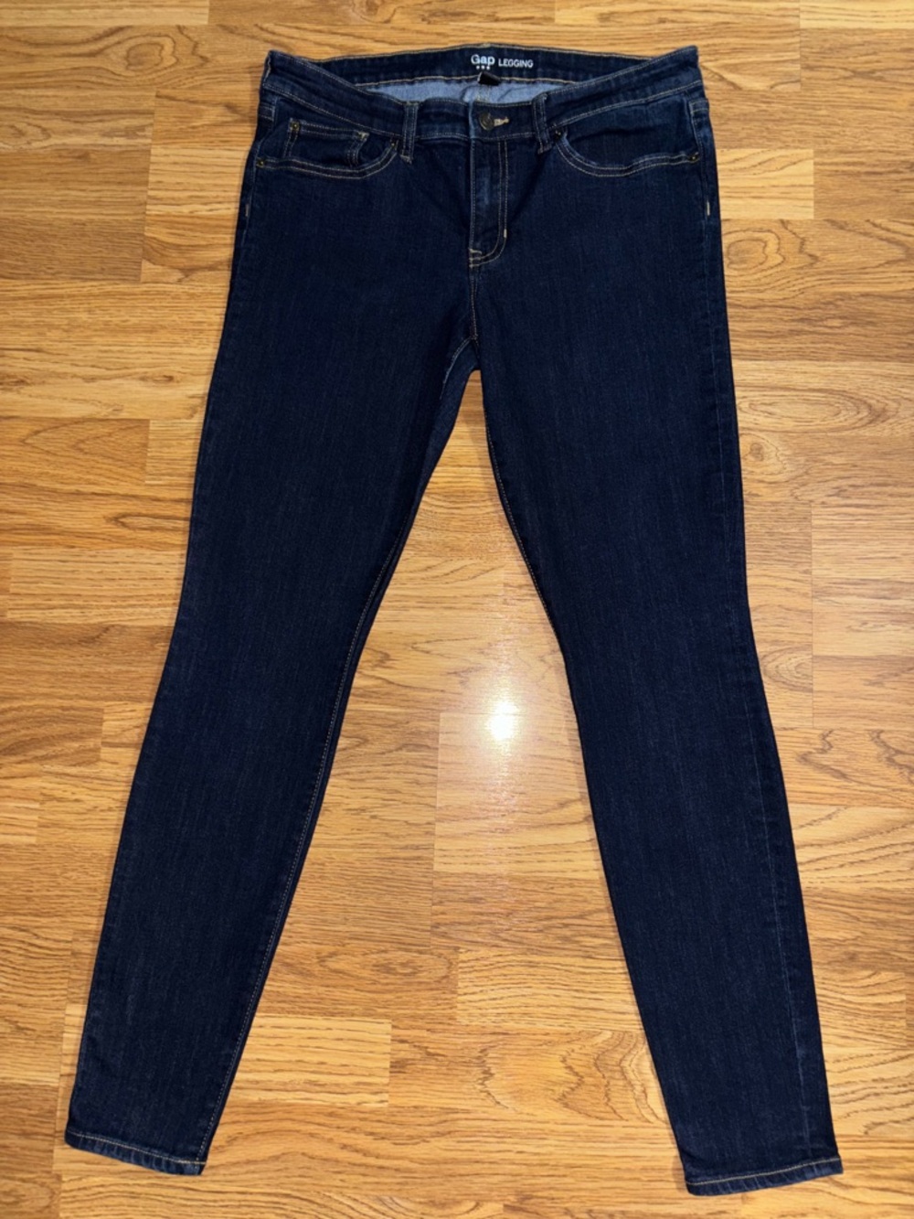 Gap Legging Denim Skinny Jeans Women’s Size 10 Length 30 Dark Wash Stretch
